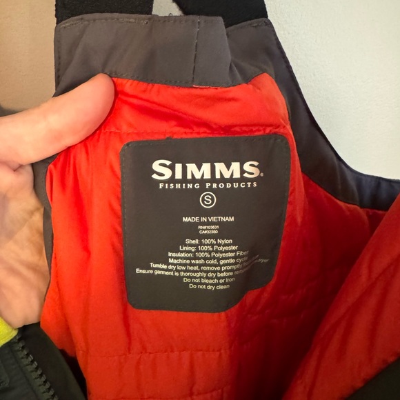 Simms Challenger Insulated Jacket and Bibs - Picture 5 of 7
